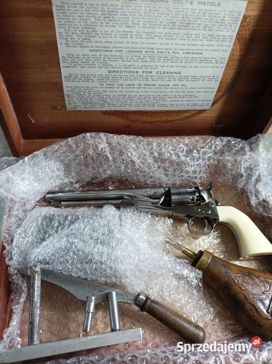Czarnoprochowy rweolwer Colt Navy 1861 kal 36 zachodniopomorskie Koszalin