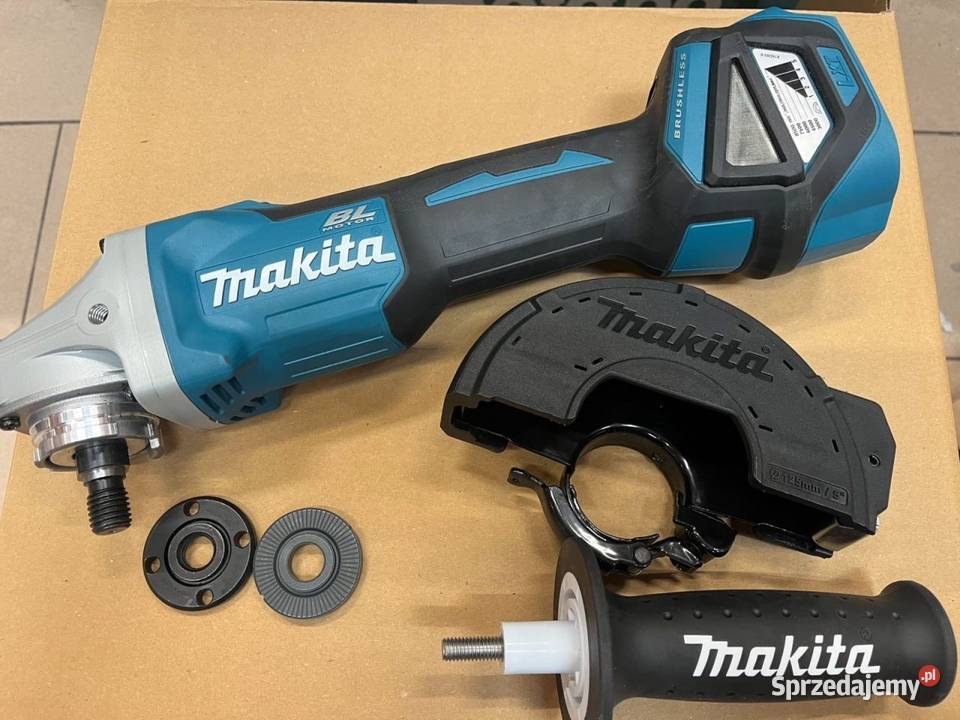 Nowa szlifierka kątowa akumulatorowa Makita Wrocławki