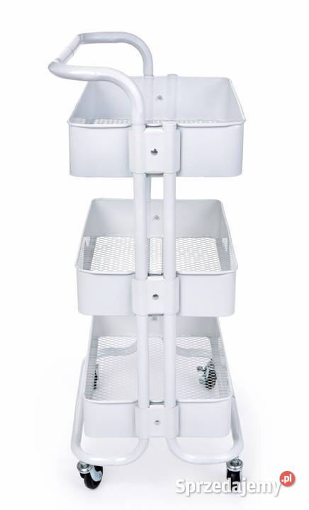 Metalowy regał mobilny 3piętrowy wys 86 Warszawa