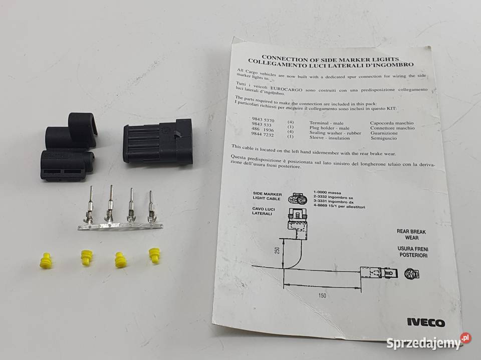 WTYCZKA KOSTKA IVECO EUROCARGO MAN RENEULT