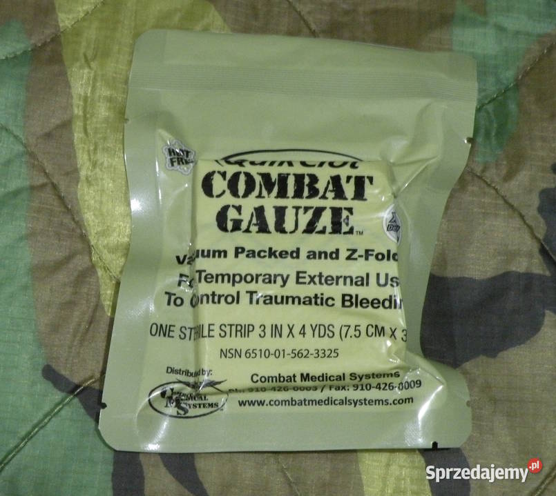 Opatrunek hemostatyczny Quick Clot Us Army Militaria Wrocław