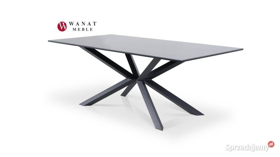 Stół Spiek 200x100 Podstawa Czarna stal Stoły, krzesła, biurka Warszawa