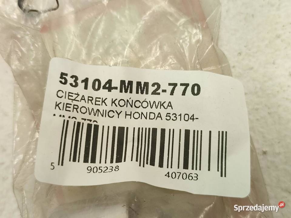 CIĘŻAREK KOŃCÓWKA KIEROWNICY HONDA CMX450C REBEL