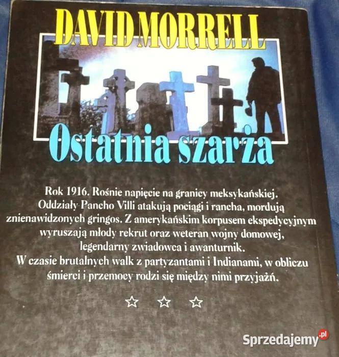 Ostatnia szarża David Morrell Chełm sprzedam