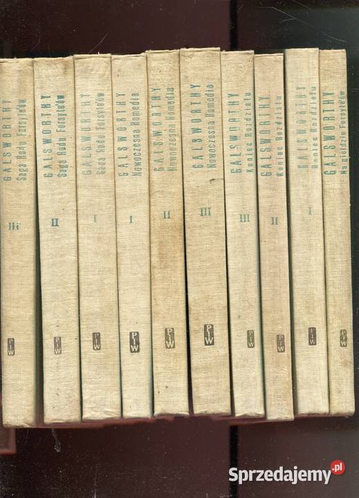 Saga Rodu Forsyteów T110 komplet John Galsworthy Szczecin