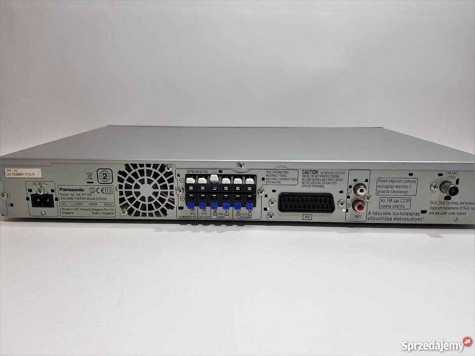 Zestaw Kina Domowego Panasonic SAPt 150 51 Pisz