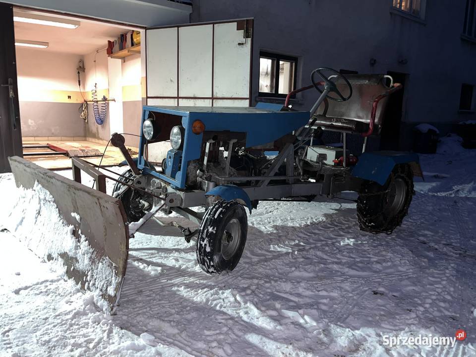 Traktor SAM 126p żuk pług śnieżnyłańcuchy podkarpackie Krosno