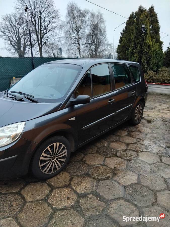 Renault Grand Scenic II 19 dCi 130 7 osób autoalarm wielkopolskie Kalisz sprzedam
