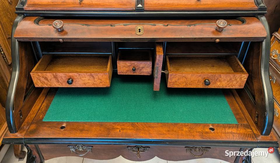 Unikalny sekretarzyk ludwikowski orzechsklep