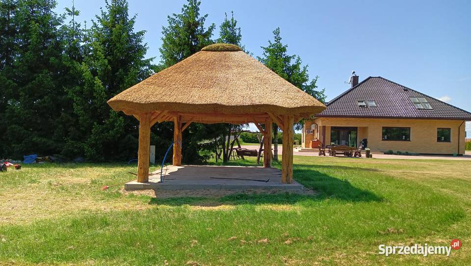 Altanki altany dachy trzcina strzecha pomorskie Tczew