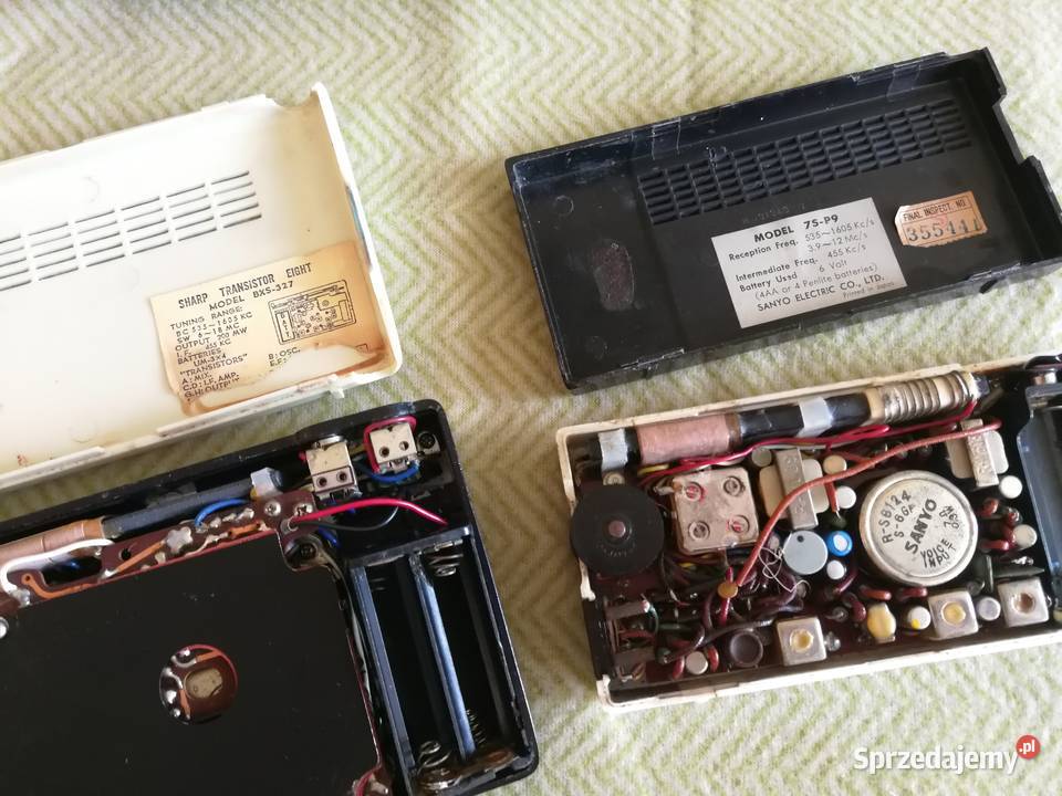 Radio Sharp BX327 Sanyo 1961 Sprawne