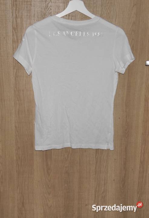 Guess fajna bluzka logo 36 S biały Wrocław