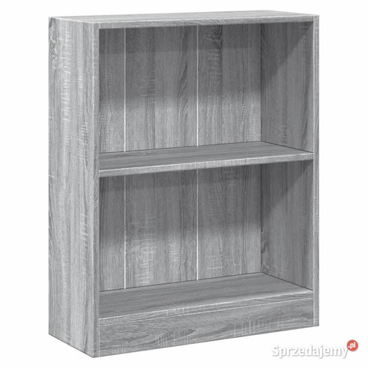 vidaXL Szafka na książki szary dąb Warszawa