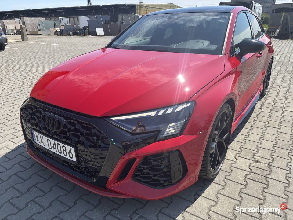AUDI RS3 SPORTBACK 8Y 2022 Salon Pierwszy serwisowany w ASO sprzedam