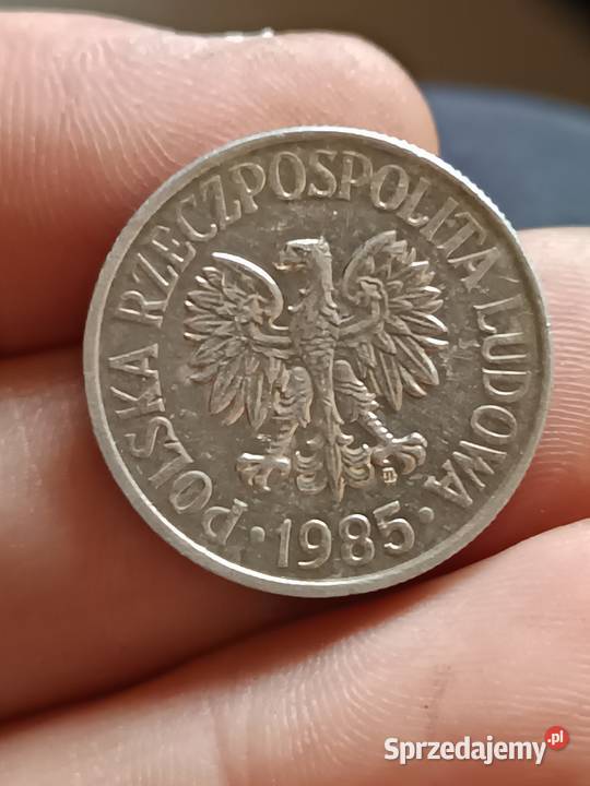 Sprzedam monetę 50 groszy 1985 mała skrętka Chełm