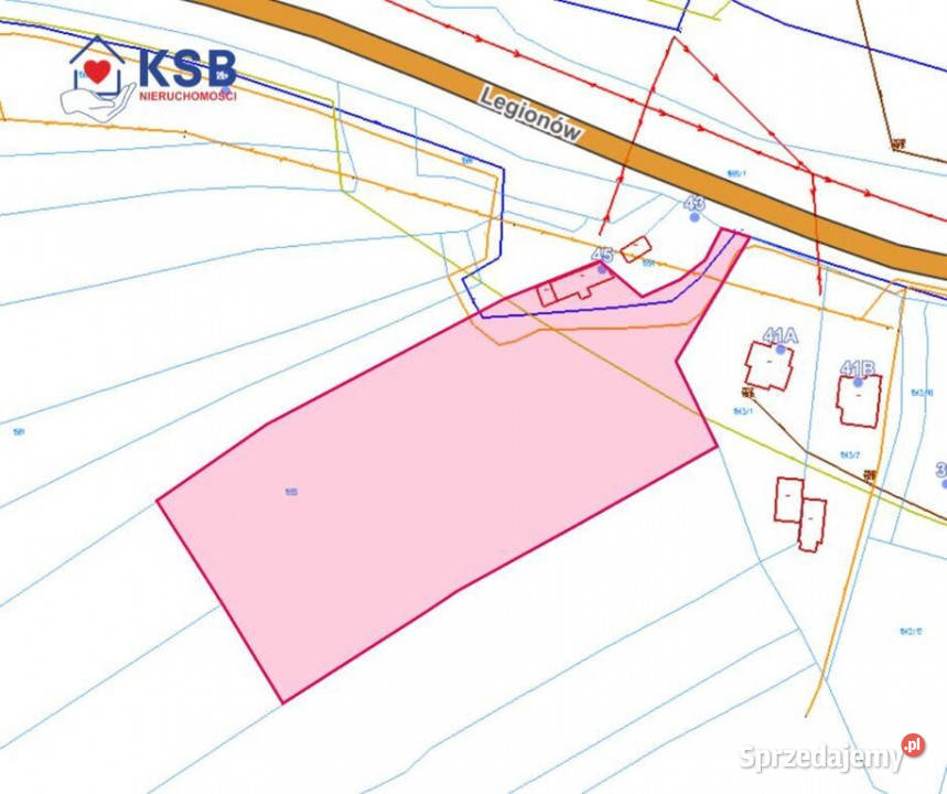 Działka inwestycyjna usługowa 7426m2 Opatów