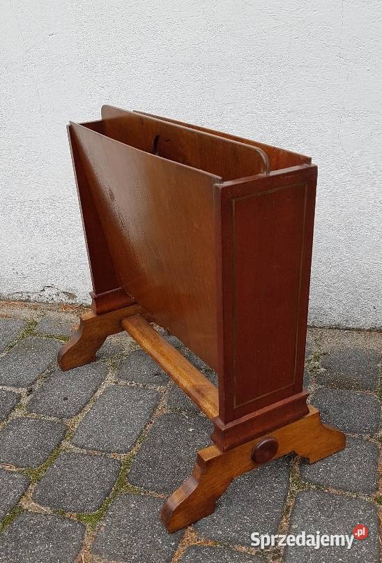 Zabytkowy mahoniowy gazetnik Bydgoszcz
