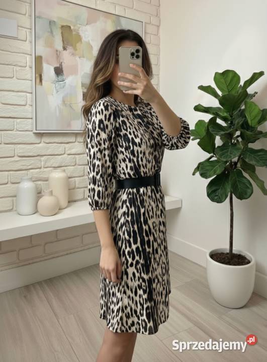 Sukienka Co Woman wzór zwierzęcy r S Bytom