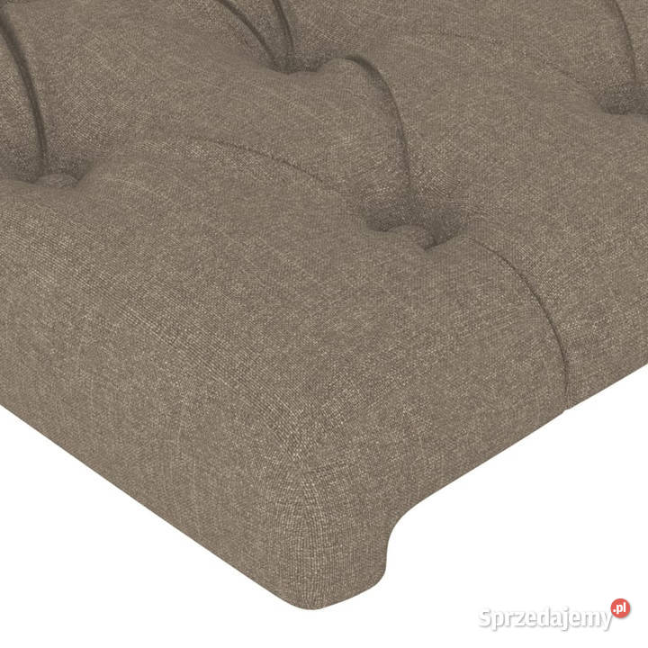 Zagłówek do łóżka z LED taupe 103x16x118128 Warszawa