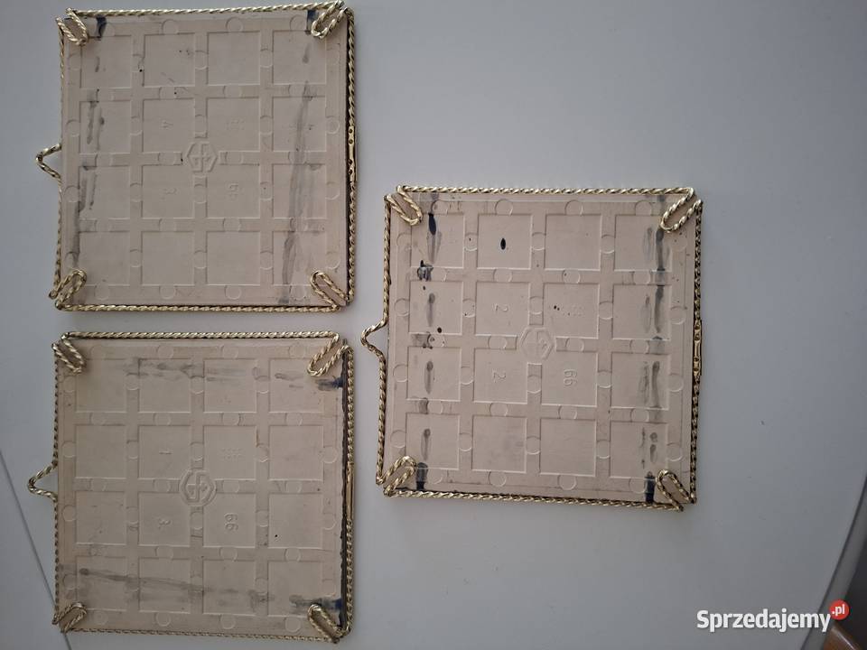 Plytki zodiak w ramce 3 sztuki Pozostałe sprzedam