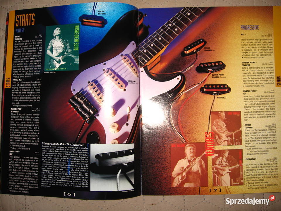 Seymour Duncan Pickups katalog przetworników pomorskie sprzedam