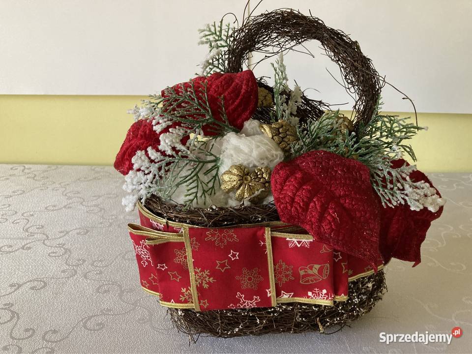 Stroik Bożonarodzeniowy Świąteczny HandMade śląskie Czerwionka-Leszczyny
