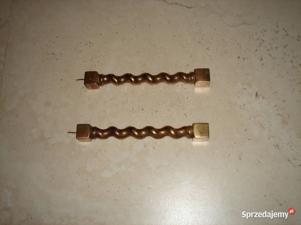 Stare kolumienki mosiężne Łódź sprzedam