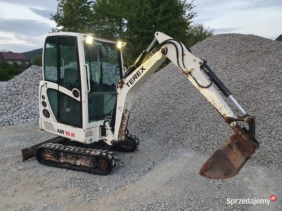 Terex am16R minikoparka szybkozłącze komplet Lipnica Mała sprzedam