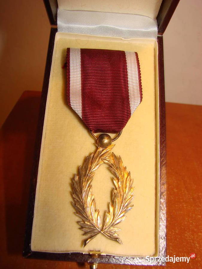 Palmy złote odznaczenie belgijskie Pruszcz Gdański