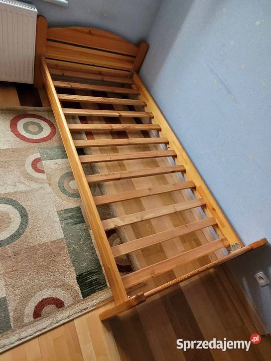 Używane łóżko jednoosobowe z materacem w stanie podkarpackie Rzeszów