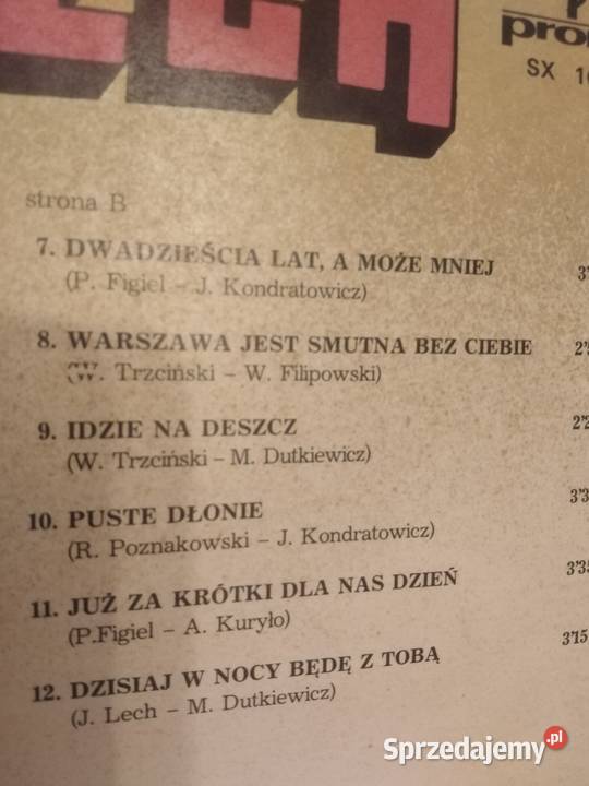 Płyta Gramofonowa Jacek Lech Bądź Szczęśliwa Wałbrzych