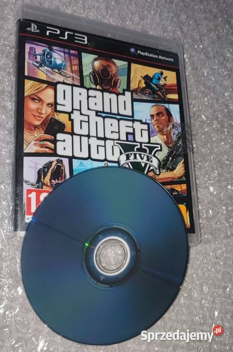 Płyta z grą GTA V 5 Sony Playstation 3 3 Wadowice
