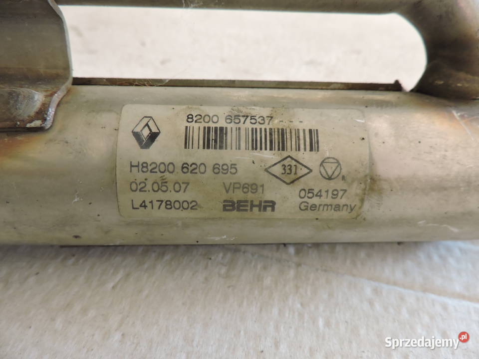 Chłodnica spalin EGR Renault Megane II 19 dci Myszków