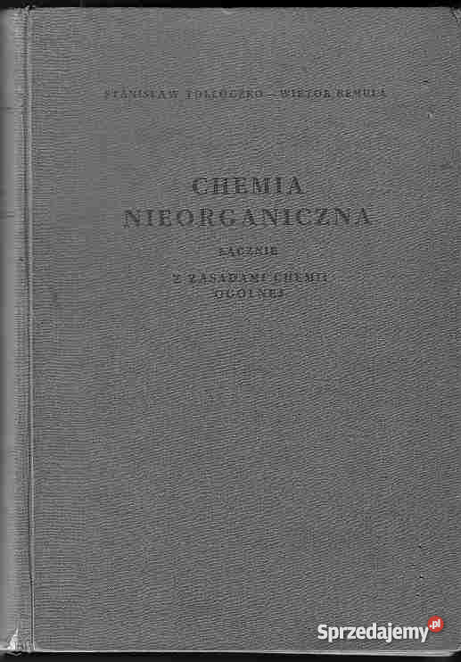 1851 CHEMIA NIEORGANICZNA ŁĄCZNIE Z ZASADAMI CHE