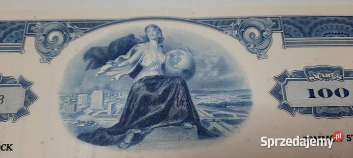 certyfikat akcji usa 3 mazowieckie Warszawa