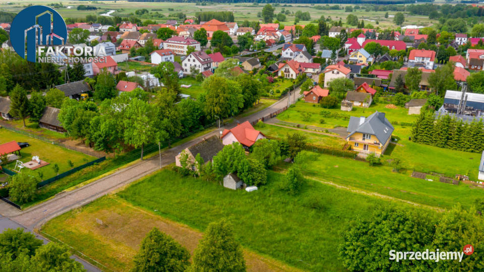 Działka Tykocin Nadkanalna 105m2 woda