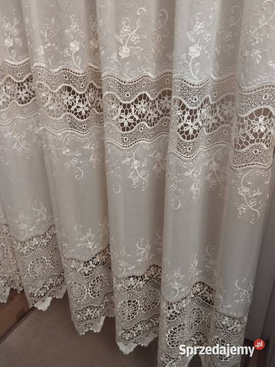 Piękna firana ecri 230 x 485 mazowieckie Warszawa