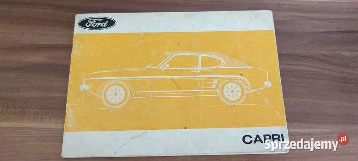 Instrukcja obsługi Ford Capri MK I Mark I Stand Garwolin