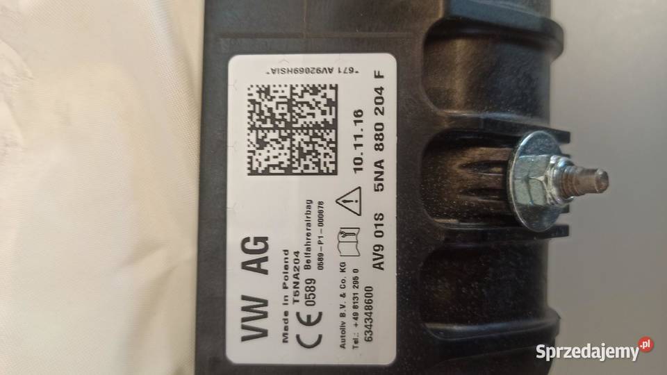 TIGUAN II PODUSZKA AIRBAG PASAŻERA 5NA880204F