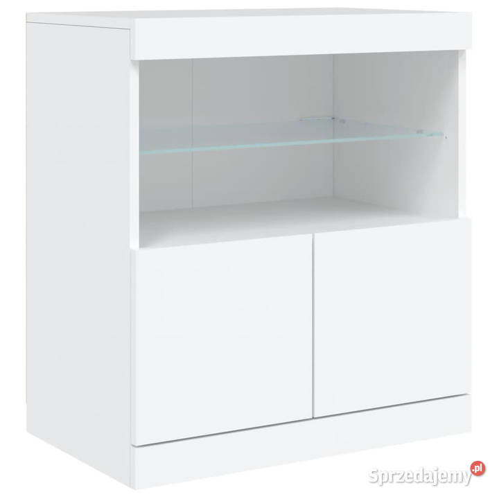Szafka z oświetleniem LED biała 1815x37x67 Szafki Warszawa