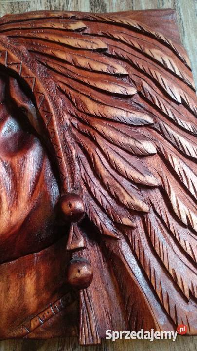 Płaskorzeźba Indianin kujawsko-pomorskie Bydgoszcz