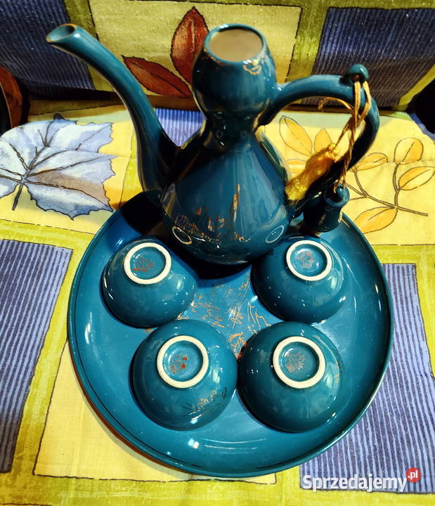 Japoński porcelanowy zestaw do sake Porcelana i szkło Lublin