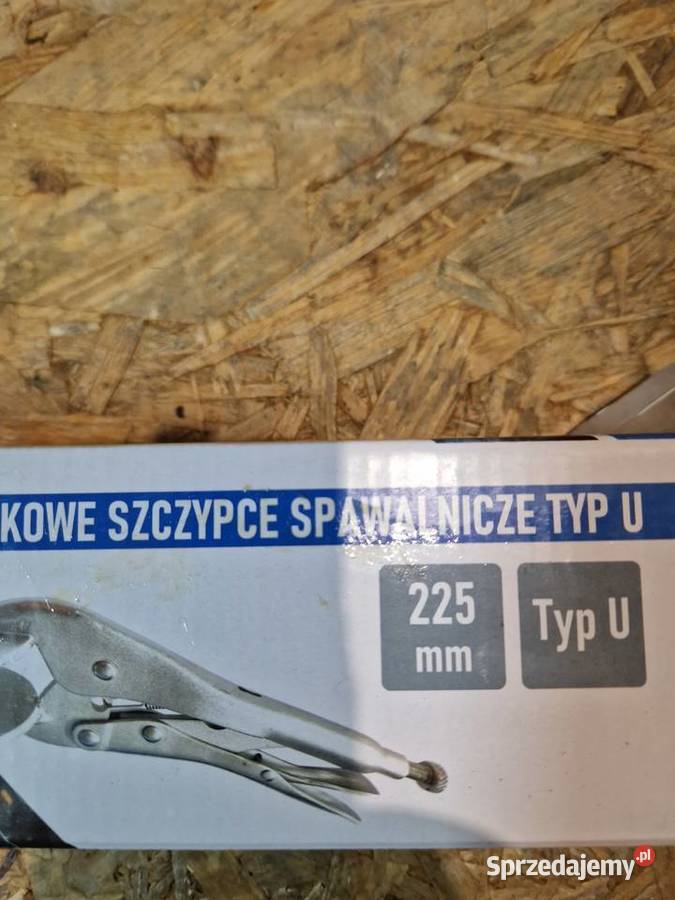 Zaciskowe szczypce spawalnicze 225mm typ U wielkopolskie Głogowa