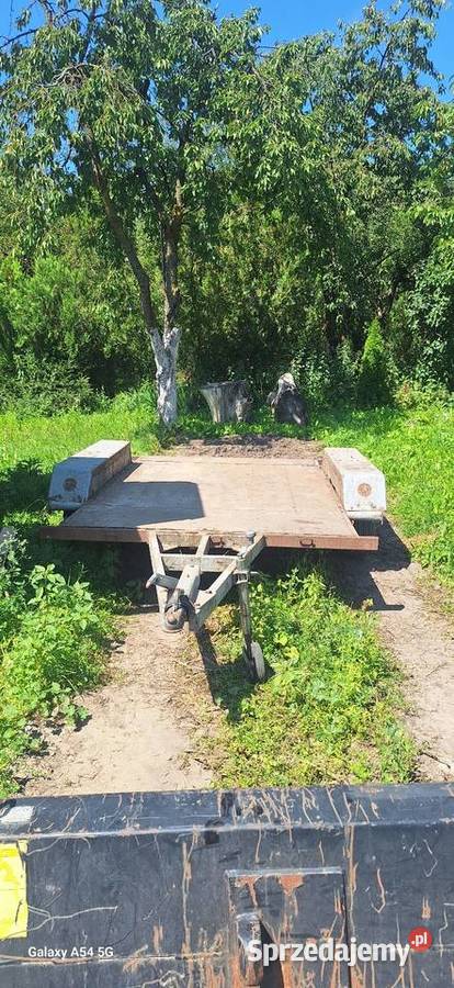 Przyczepka samochodowa podwójna oś sprzedam