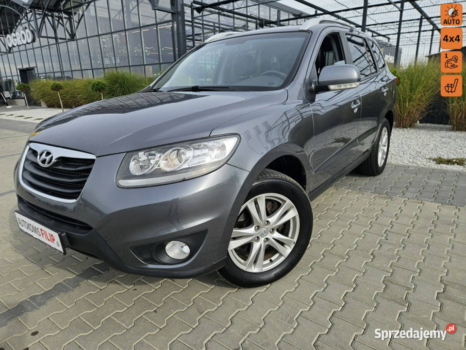 Hyundai Santa Fe 20 150 klimatronik 4x4 tempomat diesel Strzegom