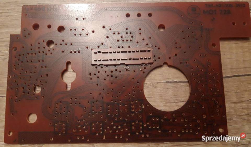 Płytka TORAL MOT728 Radio DANA PRL Eltra Unitra wielkopolskie Ostrów Wielkopolski