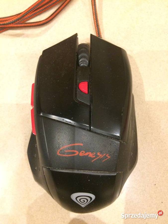 Myszka do komputera Genesis GX57 Optical Gaming Ergonomiczny kształt Klawiatury i myszy dolnośląskie Wrocław