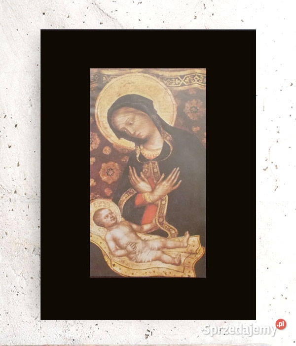 religijny obrazek A4 Maria plakat 21x30 sztuka Bydgoszcz