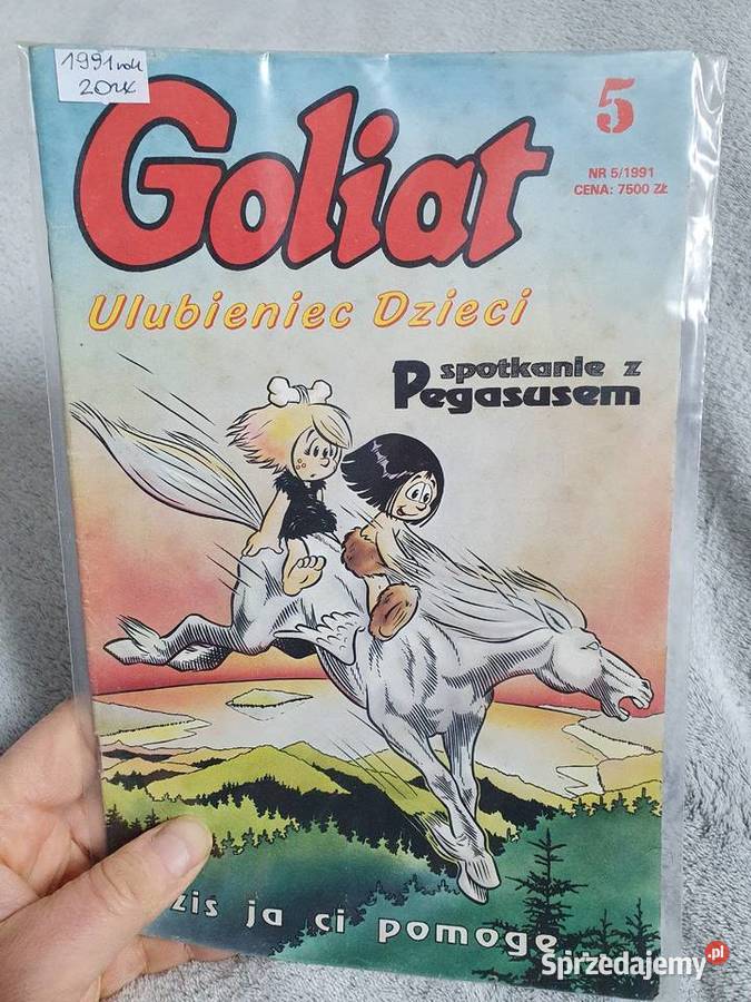 Goliat Ulubieniec Dzieci komiks 1991 Gdynia