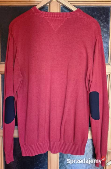 Tommy Hilfiger L sweter czerwony bawełna L 100 Warszawa